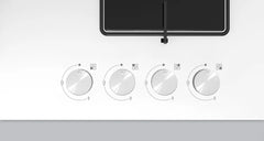 Siemens Wok Gözlü Beyaz Cam Ankastre Ocak