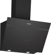 Siemens LC66KPJ60T iQ300 Duvar Tipi Davlumbaz 60 cm Siyah Cam