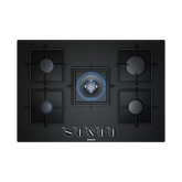 Siemens Wok Gözlü Siyah Cam Ankastre Ocak