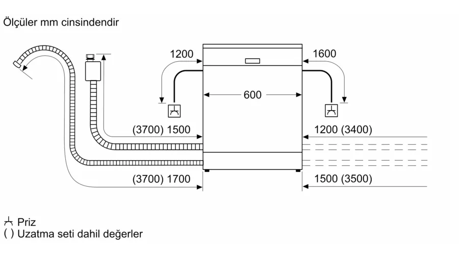 Siemens 8 Programlı Bulaşık Makinesi