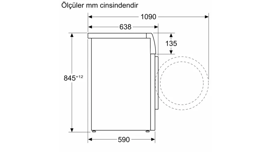 Siemens 1400 Devir 10 kg Çamaşır Makinesi