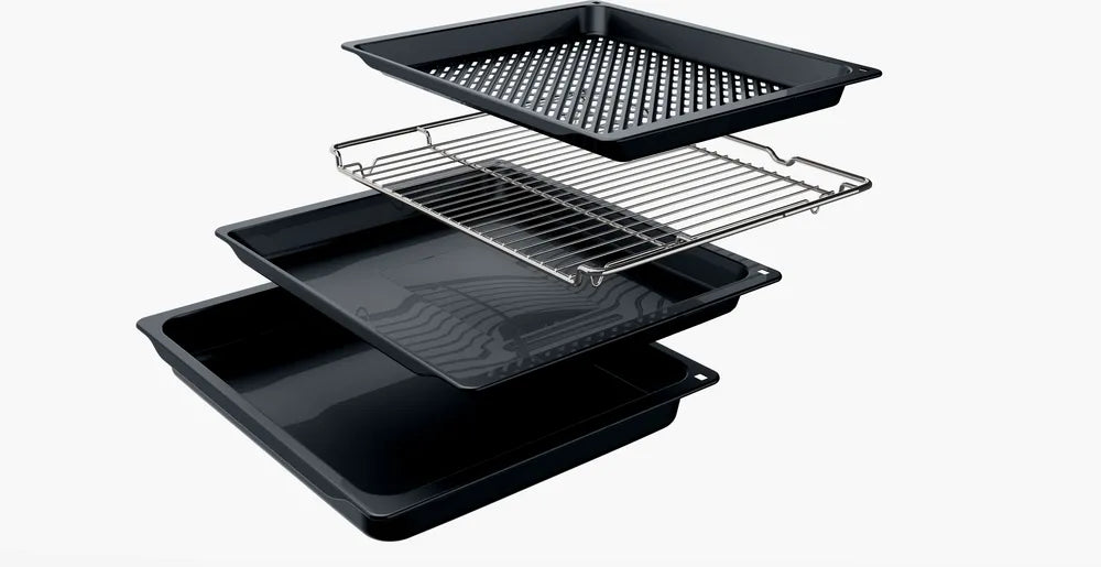 Siemens Buhar Destekli Ankastre Fırın 60 x 60 cm Siyah