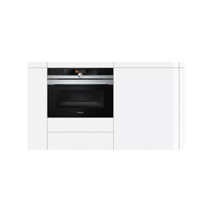 Siemens iQ700 Buhar fonksiyonlu ankastre kompakt fırın 60 x 45 cm Inox