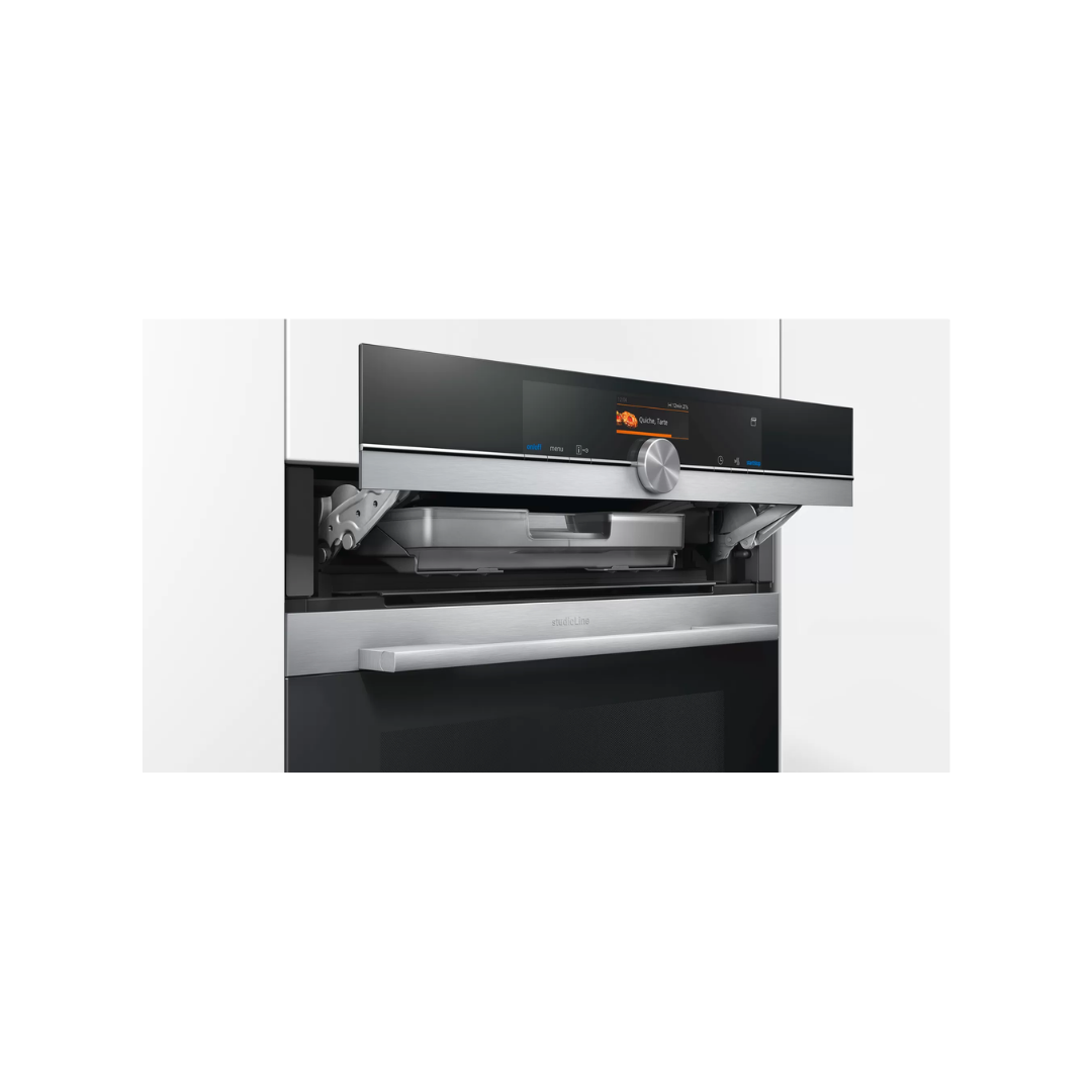 Siemens iQ700 Buhar fonksiyonlu ankastre kompakt fırın 60 x 45 cm Inox