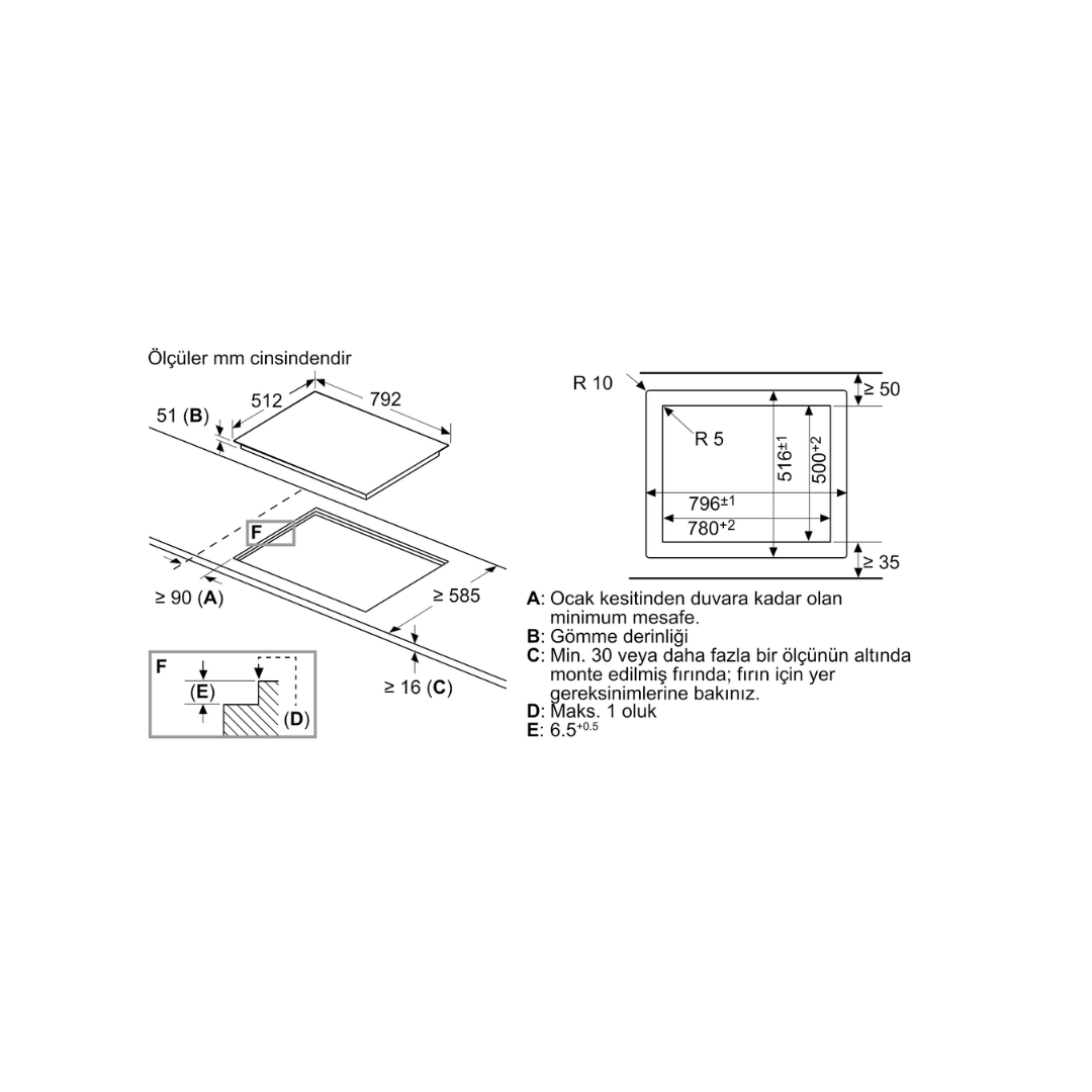 Siemens Elektirikli Ocak 80 Cm