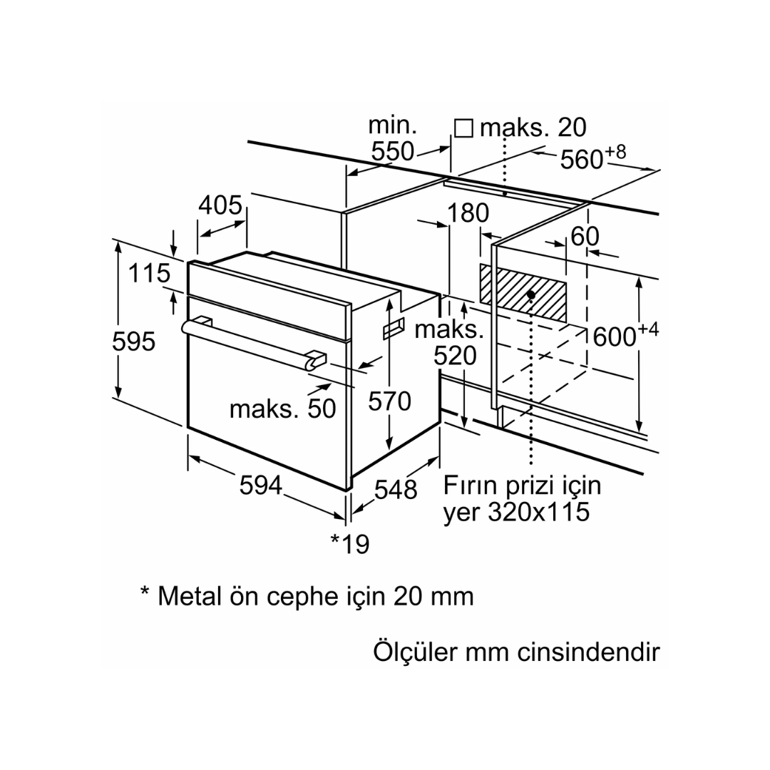 Siemens Ankastre 60x60 Fırın