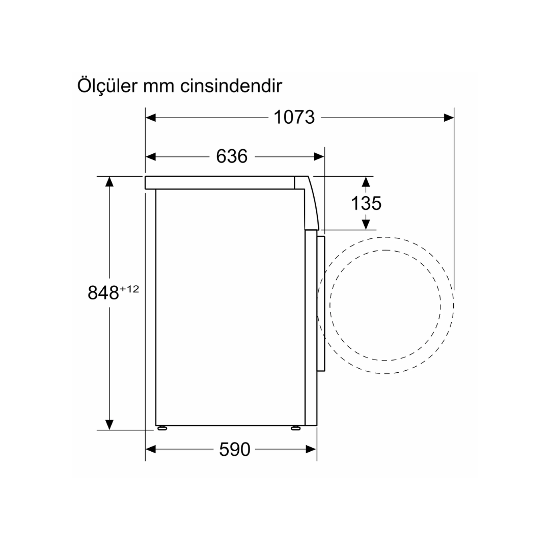 Siemens Kurutmalı Çamaşır Makinesi 10/6 kg 1400 dev./dak.