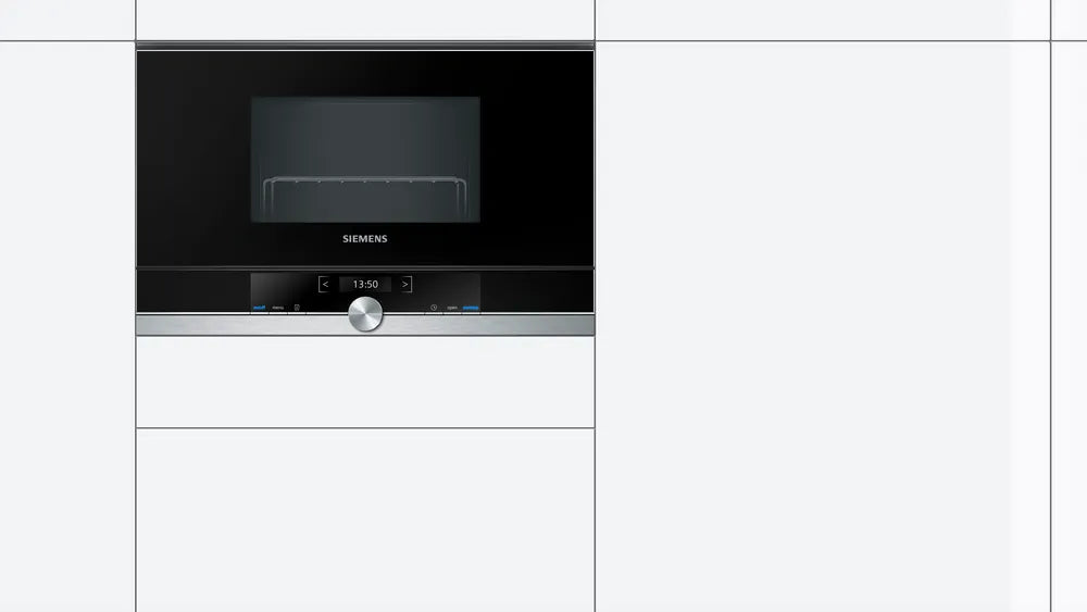 Siemens 21 lt Siyah Ankastre Mikrodalga Fırın
