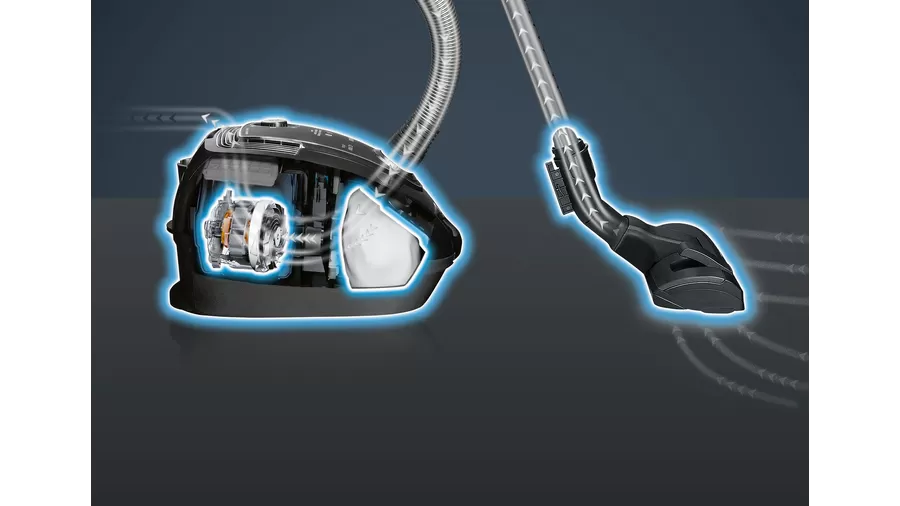 Siemens iQ700 quattroPower 650 W Toz Torbalı Süpürge