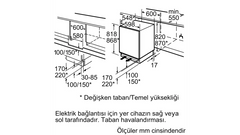 Siemens Tezgah Altı Ankastre Buzdolabı