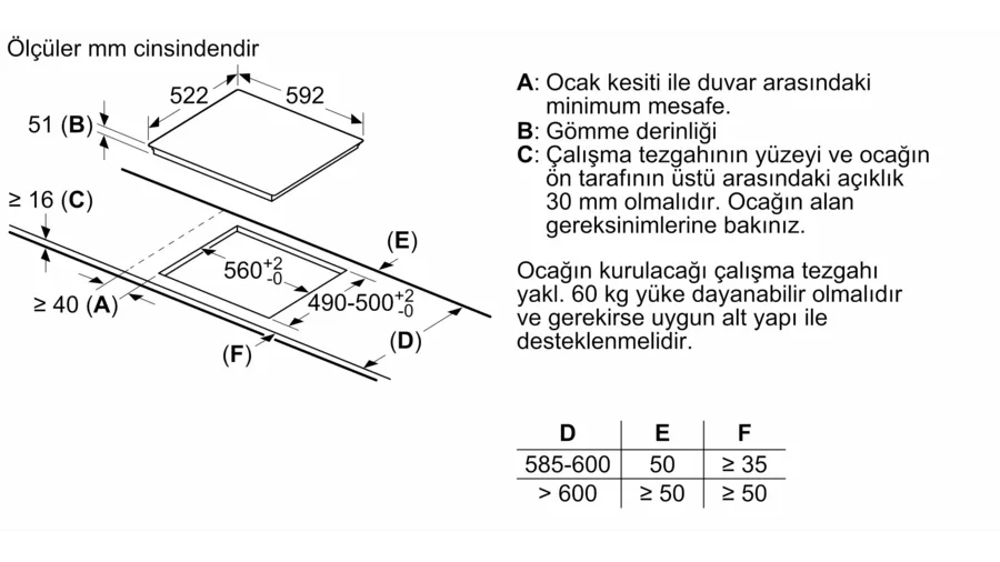 Siemens Siyah Seramik İndüksiyonlu Ankastre Ocak