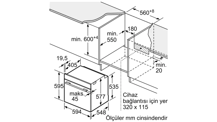 Siemens Beyaz Ankastre Fırın