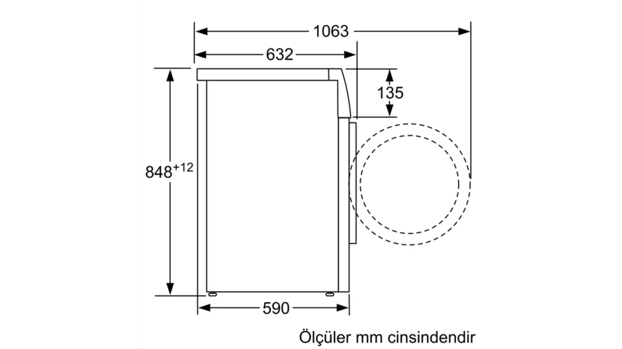 Siemens 10 kg 1600 Devir Çamaşır Makinesi