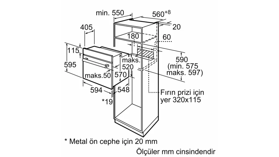 Siemens 66 Litre Ankastre Fırın